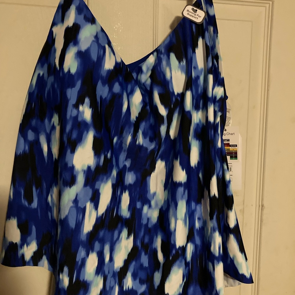 New with tags Time and Tru Tankini size 1X